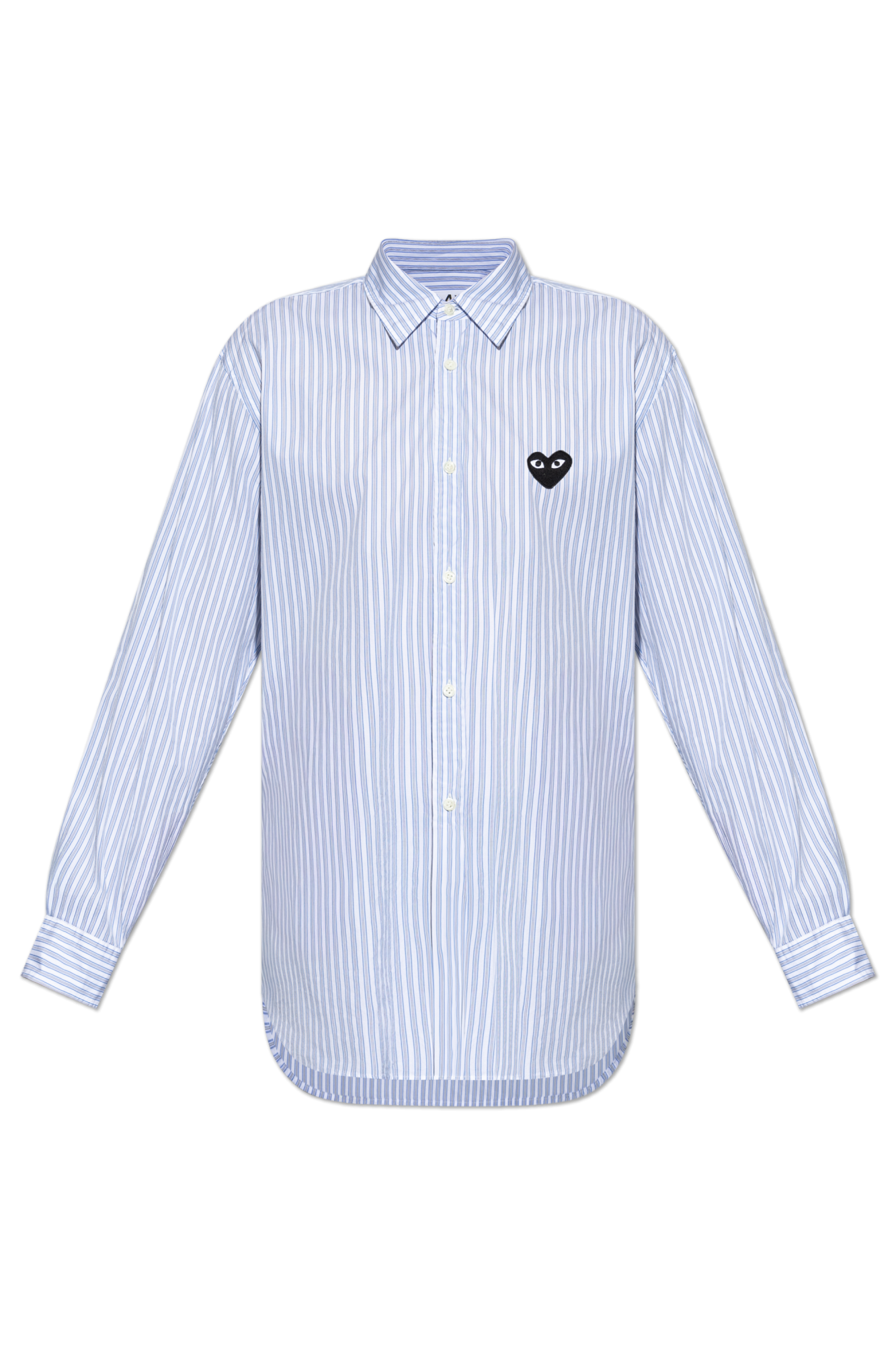 Blue Shirt with patch Comme des Garçons Play - Vitkac France